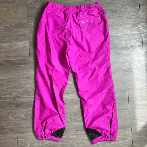 Vtg 90s Columbia Womens Insulated Snow Pants Skiing Magenta Size XL - Picture 4 of 4